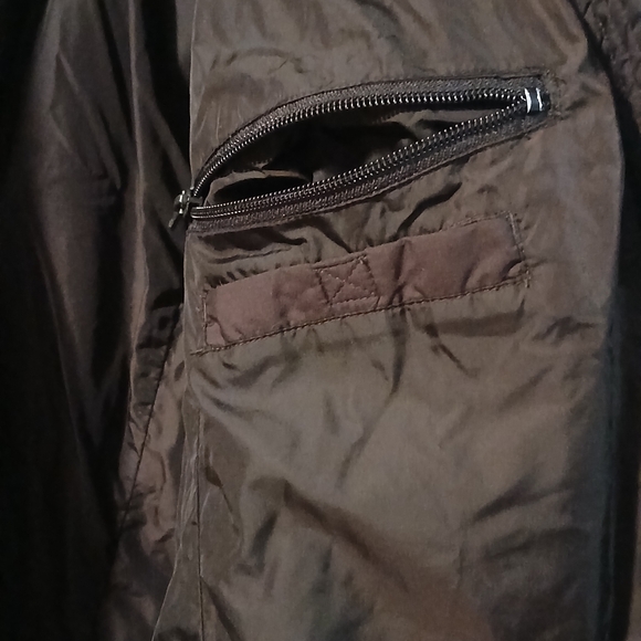 Lands' End Women's Dark Brown Quilted Puffer Down Jacket Size Large - Picture 7 of 10